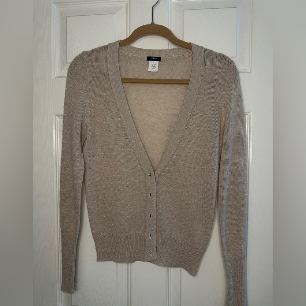 J.Crew V-Neck Winter Cardigan - Size Small